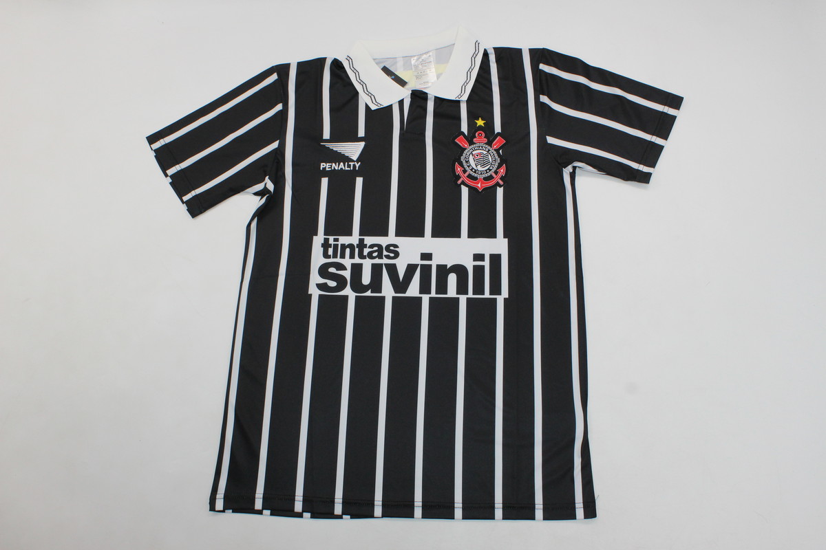 AAA Quality Corinthians 1996 Away Black Soccer Jersey